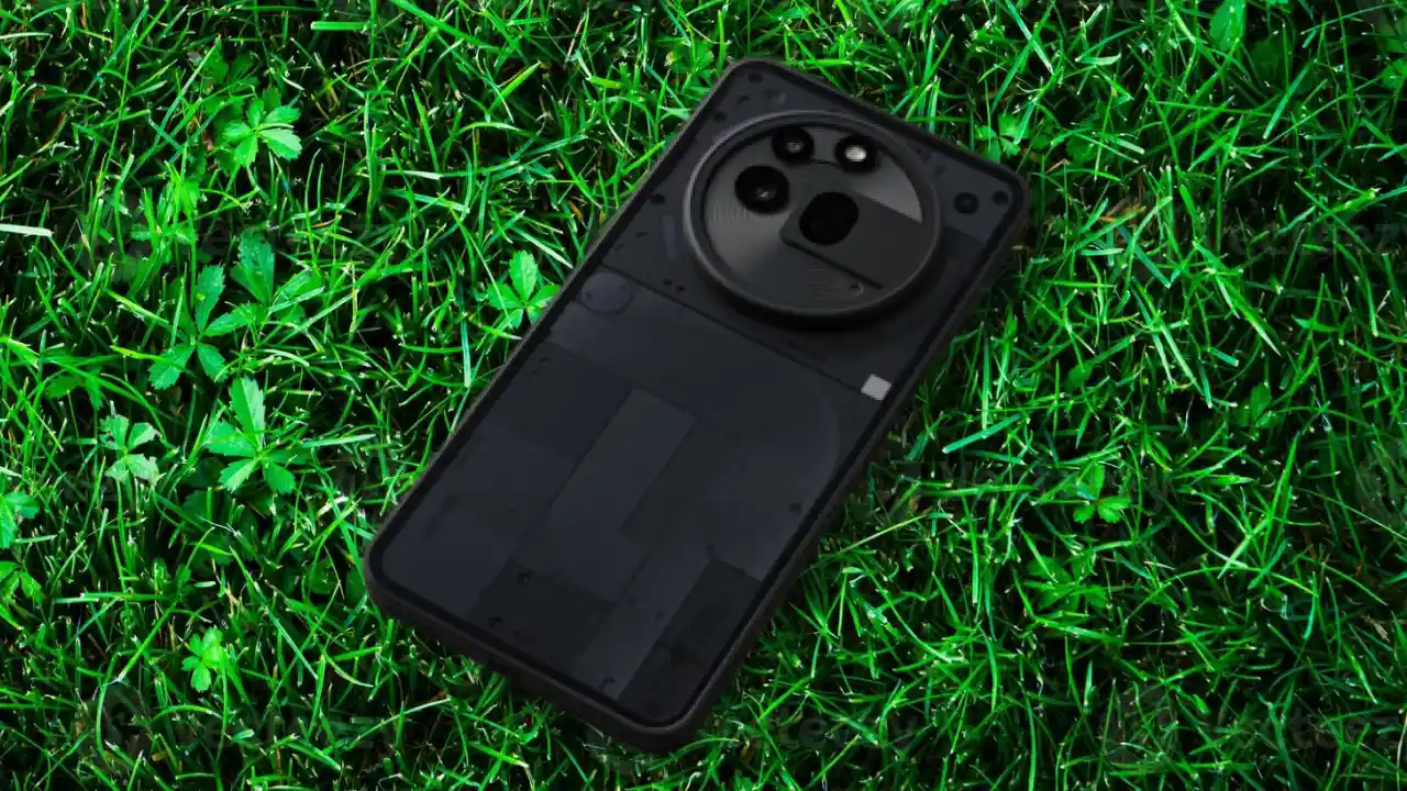 Nothing Phone 3a Pro with transparent back Glyph lights and advanced camera module design 1