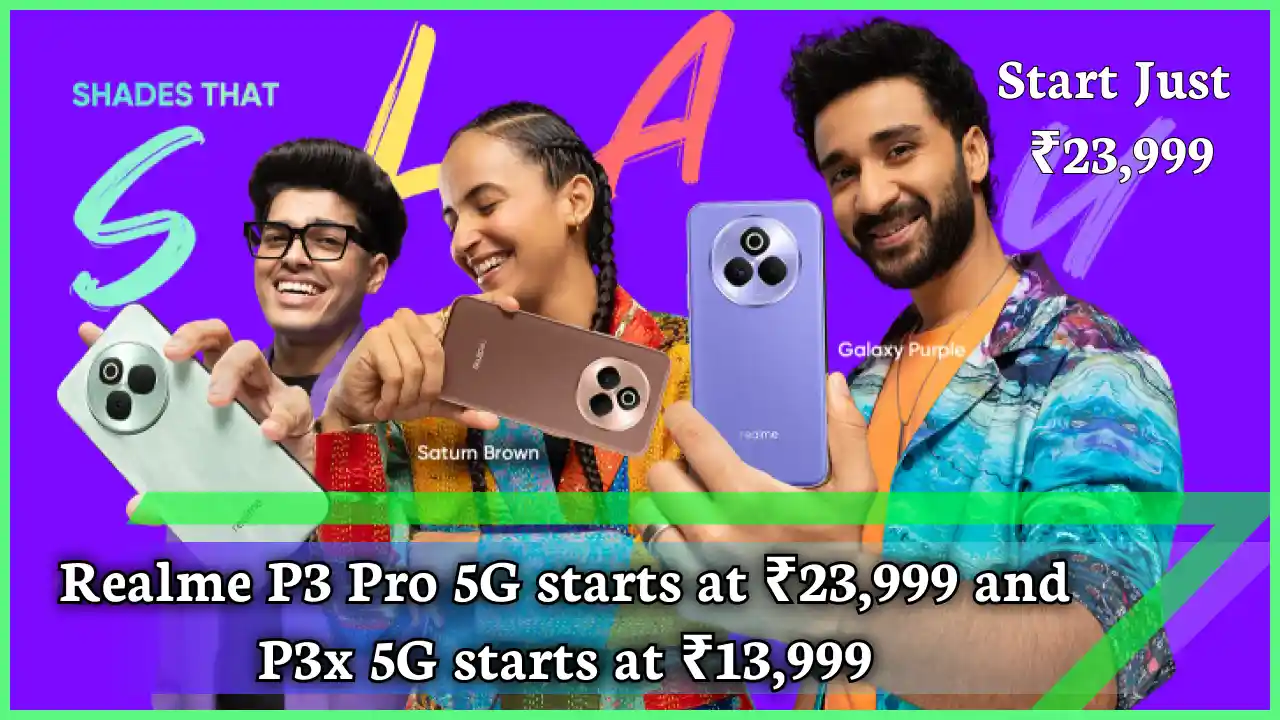 Realme P3 Pro and Realme P3X 5G smartphone launch event