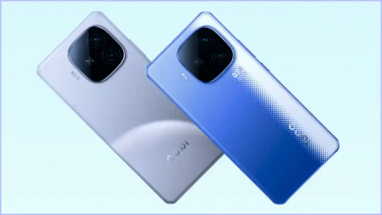 iQoo Neo 10R smartphone in Raging Blue with 1.5K AMOLED display